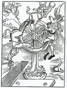 De la mutabilidad de la fortuna, ilustración de la traducción al inglés de Alexander Barclay de 